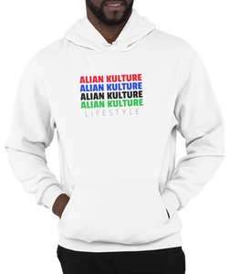 Alian Kulture Color Spec White Hoodie