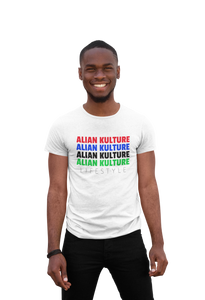 Alian Kulture Color Spec White Tee