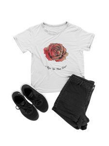 Rose Up From Zero White Tee
