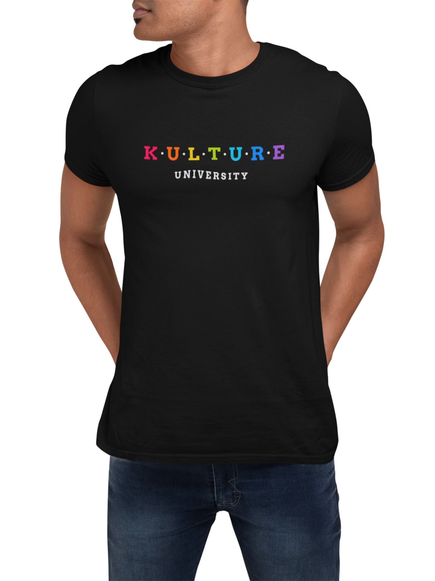 Kulture University White Print Tee