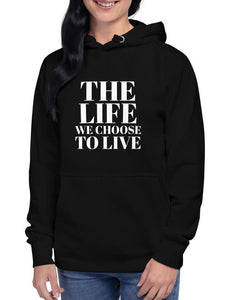 The LWCL White Print Hoodie